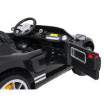 Elektrické autíčko Ford GT - dvojmiestne, čierne